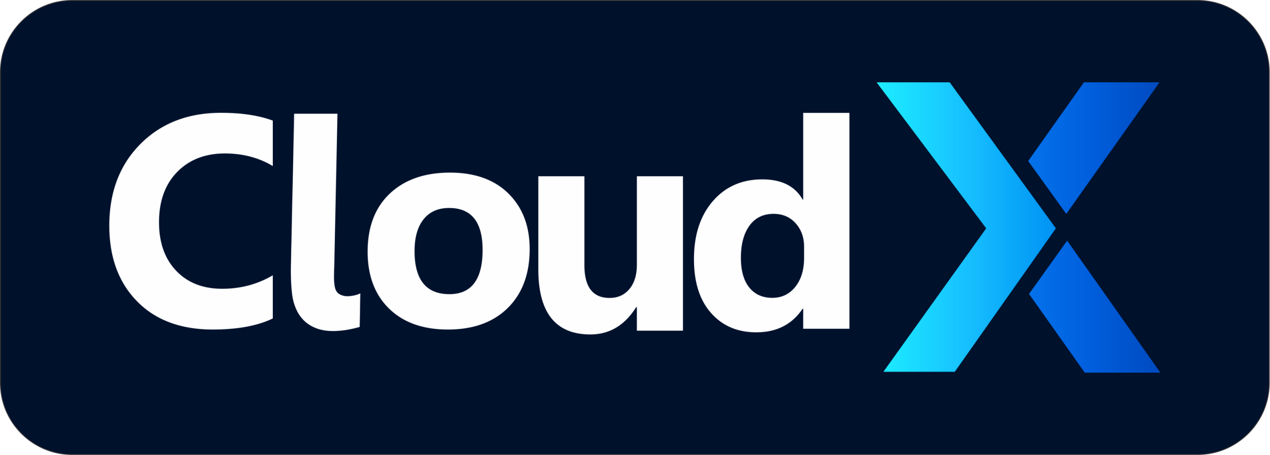 CLOUDX_FULL LOGO ON BLUE
